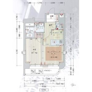 プレサンス梅田EASTの間取り図