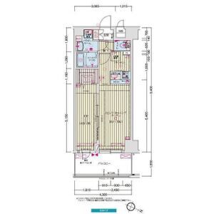 プレサンス神戸セレスティアの間取り図
