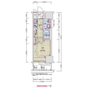プレサンス桜ノ宮イーサリアルの間取り図