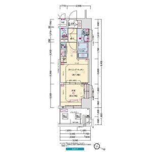 プレサンス神戸セレスティアの間取り図