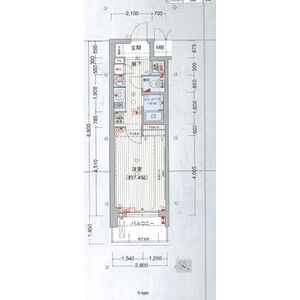 プレサンス神戸駅前グランツの間取り図