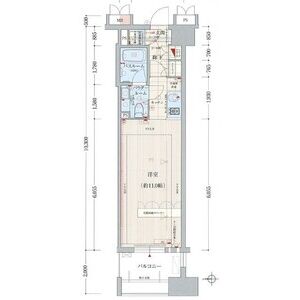デュオン新大阪レジデンスの間取り図