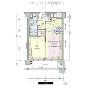 プレサンス京大前の間取り図