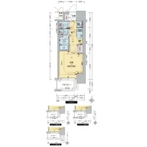 プレサンス新大阪コアシティの間取り図