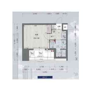 プレサンス大阪城公園ファーストシートの間取り図