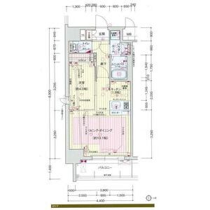 プレサンス京都四条烏丸響の間取り図