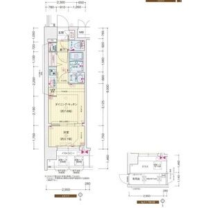 プレサンス京都東寺の間取り図