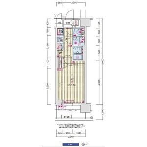 プレサンス大正フレンジの間取り図