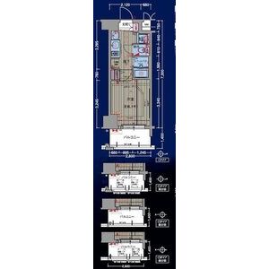プレサンス大阪城公園パークプレイスの間取り図