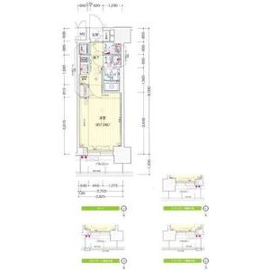 プレサンス南森町ライズの間取り図