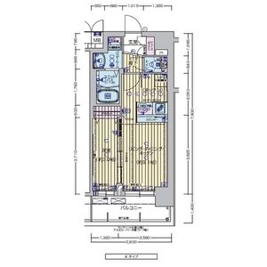 プレサンスTHE KYOTO 澄華の間取り図