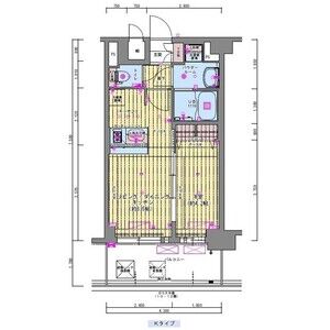 プレサンス福島ミッドエルの間取り図