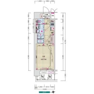 ララプレイス森ノ宮ベーネの間取り図