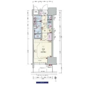 プレサンス阿波座駅前の間取り図