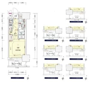 プレサンス塚本駅前の間取り図