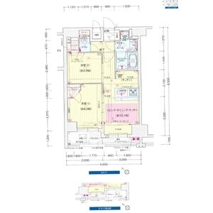 プレサンスKOBEシフォンの間取り図