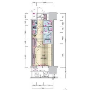 プレリス大阪西九条 CITY LINKSの間取り図