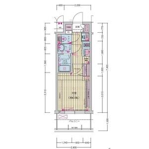プレリス大阪西九条 CITY LINKSの間取り図