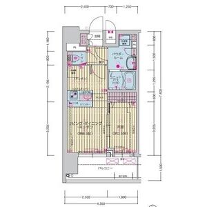 プレリス大阪西九条 CITY LINKSの間取り図