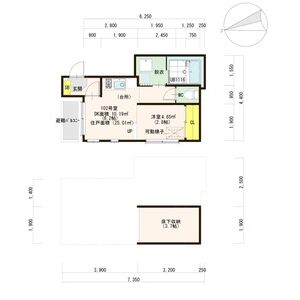 ガナーズ館長柄の間取り図
