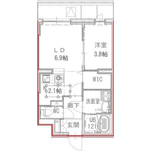 サザンクレスト高師浜の間取り図