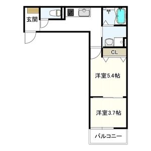ヴェルメゾン加美東の間取り図