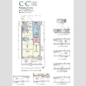 ファーストフィオーレ江坂ガーデンの間取り図