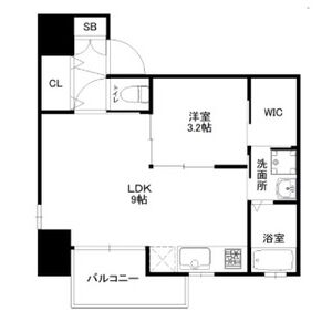 トラストマン堀江の間取り図