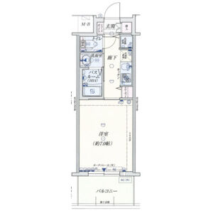 レジデンス南森町の間取り図