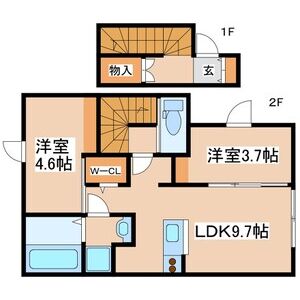 グリーンフォレスト加古川南の間取り図