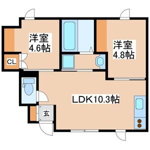 グリーンフォレスト加古川南の間取り図