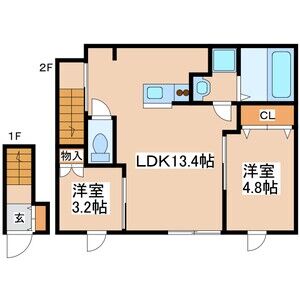 グリーンフォレスト加古川南の間取り図
