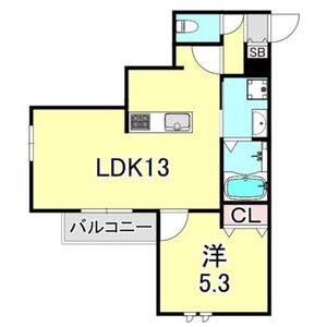 Rejoice西宮北口の間取り図